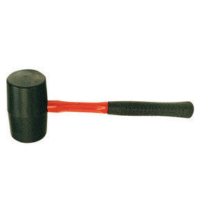 Mazzuola Testa in Gomma 45 mm Manico Fiberglass