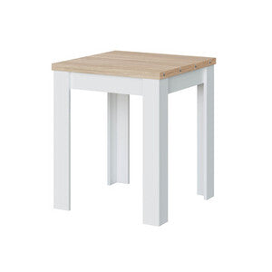 Kit Tavolo a Libro 67x67x135 Rovere Bianco