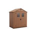 Casetta Keter Darwin Effetto Legno 190x122x221cm 2 Porte Brown