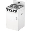 Cucina 4 Fuochi con Portabombola Bianca M-Poker Staylux
