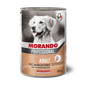 Morando Cibo Cane Patè Pollo e Fegato 400g