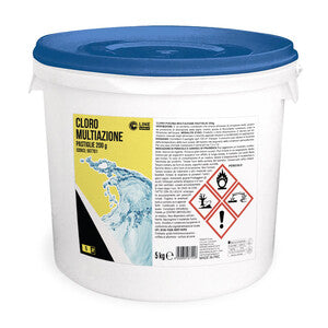 Cloro Piscina Multiazione Pastiglie 200 g 5 kg