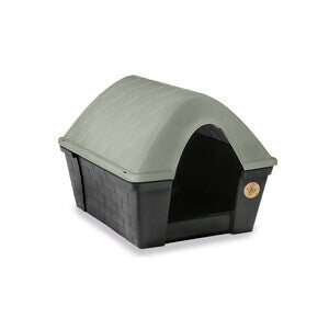 Cuccia per Cani Casa Felice Media Green Line Verde Grigio Ardesia
