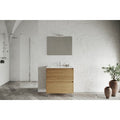 Mobile Bagno Lisbona 2 Cassetti 80 Rovere Naturale