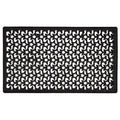 Zerbino Stellato Nero con Bordo 40x70 cm