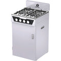 Cucina 4 Fuochi con Portabombola Grigio M-Poker Staylux