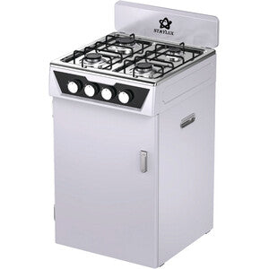 Cucina 4 Fuochi con Portabombola Grigio M-Poker Staylux