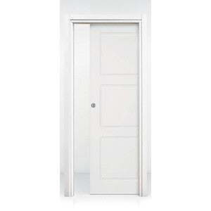 Porta Scorrevole Interno Muro F3 Bugna Laccata Bianca 80x210 cm
