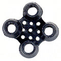 Giunzioni P/Zerbino Robustus PVC Nero