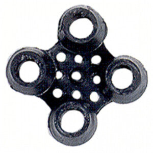 Giunzioni P/Zerbino Robustus PVC Nero
