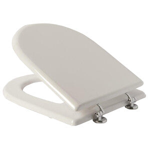 Copriwater Legno Poliestere Serie Esedra Bianco