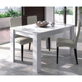 Kit Tavolo Kendra 140/190x90xH78 Bianco Lucido