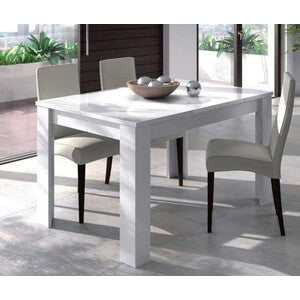 Kit Tavolo Kendra 140/190x90xH78 Bianco Lucido