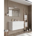 Mobile Bagno Easy 2C Sospeso 100 Bianco Lucido