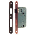 Patent Serratura Q.8/70 Bronzata 50mm Piastra Tonda