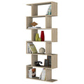 Libreria Athena 5 Vani 80x25x192 Cm Rovere Canadian