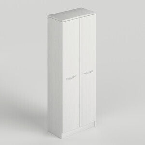Laundry Mobile Portascope 71x38xH182 cm Bianco Frassino