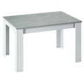 Kit Tavolo Kendra 140/190x90xH78 Bianco Cemento
