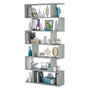 Libreria Athena 5 Vani 80x25x192 Cm Cemento