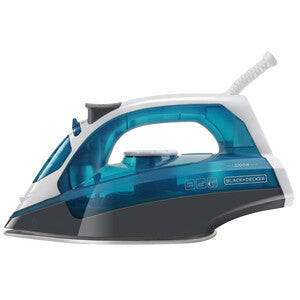Black+Decker BXIR2200E Ferro da Stiro a Vapore 2200W Piastra Acciaio