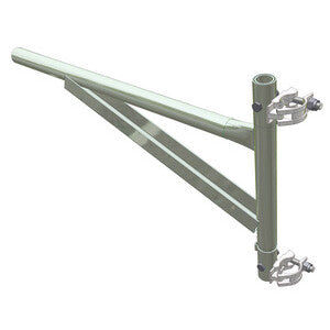 Supporto a Bandiera per Carrucola Acciaio Zincato 45x88cm 150 kg