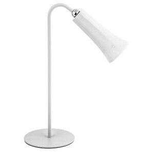 Lampada Led Ricaricabile Da Tavolo Alice Bianco