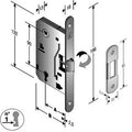 ⭐ Patent Serratura Scrocco Centrale 8/90 E50 Cromato Blister