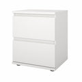 Kit Comodino Nova 2 Cassetti Bianco 40x34x48,2 cm
