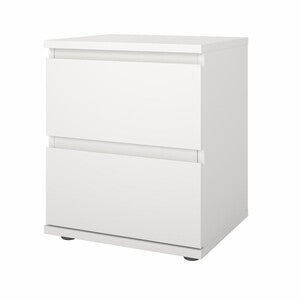 Kit Comodino Nova 2 Cassetti Bianco 40x34x48,2 cm