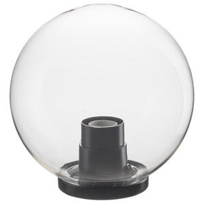 Globo Trasparente Ø 25 cm con Base E27 – Set 2 Pz