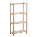 Scaffale In Pino Natura 4 Ripiani 65X30X131 Cm