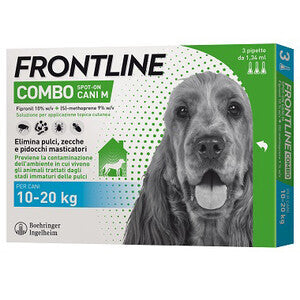Frontline Combo 10-20 Kg Cani Medi 3 Pipette