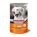 Morando Cibo per Cani Bocconi Agnello e Riso 1250g - Confezione da 12 Lattine