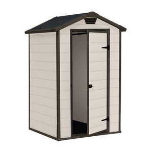 Casetta Keter Manor Effetto Legno 129x103x196cm Beige