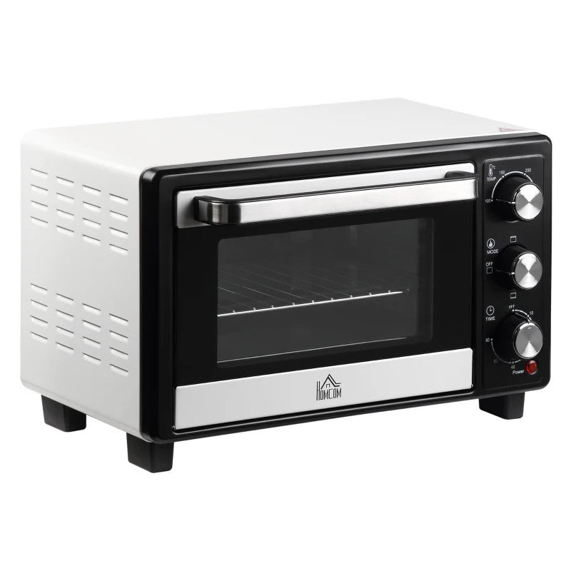 Art.OUT0103 Fornetto Elettrico 16L 1400W con 3 Metodi di Cottura Bianco - MARKET PRIME SHOP