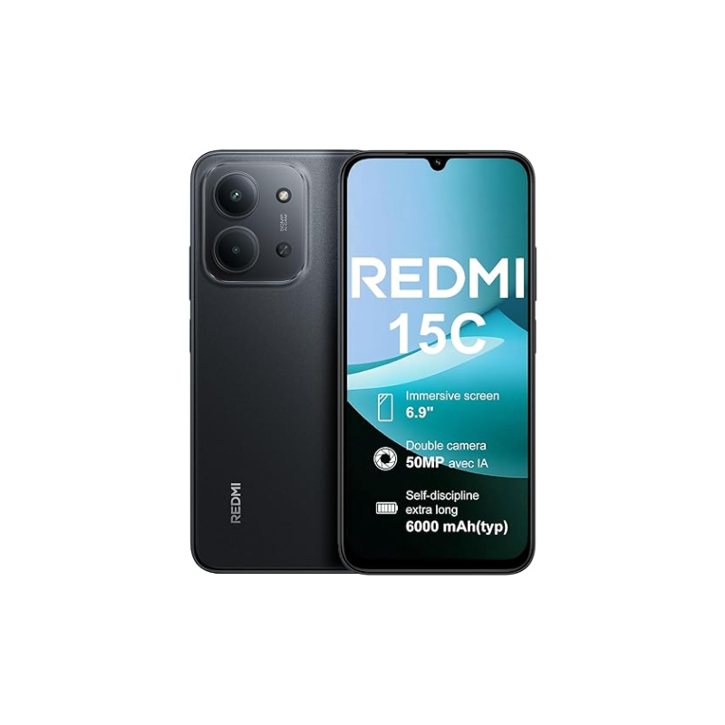 Xiaomi Redmi 15C 4GB+4GB 256GB Italia Black