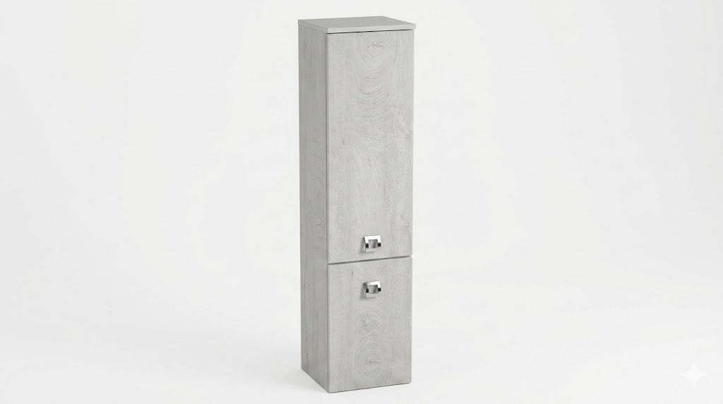 Colonna Bagno Brillo 2 Ante Sospesa 145 cm – Finitura Pino