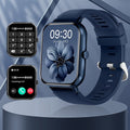 Smartwatch Uomo Donna Touch 4.65cm Chiamate Fitness IP68 Blu
