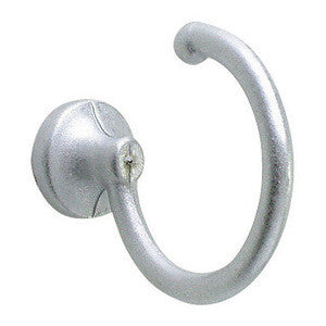 Fermatenda a Gancio 35x H25mm Cromo Satinato - Confezione 2 Pezzi  5CF
