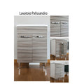 Lavatoio Antonella 60x50 cm con Sifone – Finitura Palissandro | H80 cm