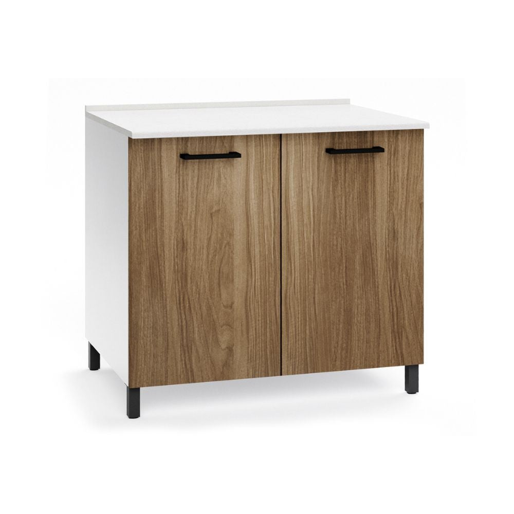 Kit Cucina Base 2 Ante Noce 80x50x85h cm