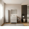 Colonna Bagno Lisbona – Finitura Rovere Bianco