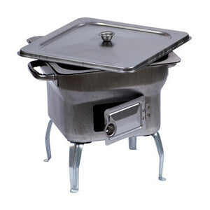 ART. CAP5815 BARBECUE IN ACCIAIO FORNACELLA 25X25XH24 CM - MARKET PRIME SHOP