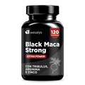 Black Maca Strong Maca Nera 30000mg Estratto 20:1 Tribulus L-Arginina Zinco Made in Italy