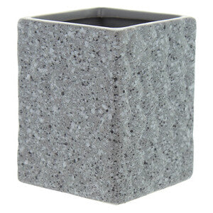 ART. CAP93004 BICCHIERE PORTASPAZZOLINI 'STONE' 6PZ