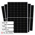 Pannello Solare Fotovoltaico 455W TOPCon Monocristallino – Efficienza 22,77% IP68 TIER 1