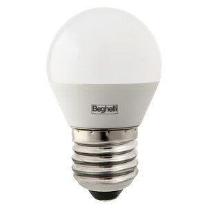 Beghelli LED Sfera E27 5W 56821 Fredda 6500K Plastica 10 Pezzi