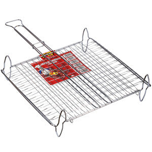 ART. CAP99553 GRATICOLA DOPPIA BOMBATA C/PIEDI 40X30 CM