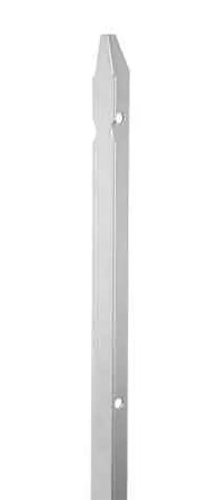 Paletto per Recinzioni Zincato H 125 cm 30x30x3 mm - vista frontale con punta