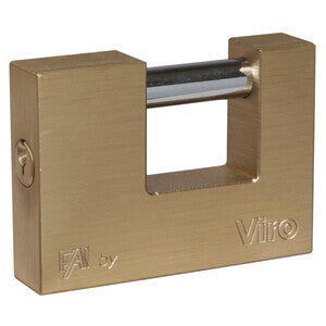 Viro 507 Lucchetto Fai P/Serranda 90MM Ottone